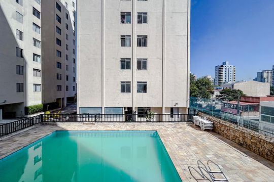 Vista da Sala de apartamento para alugar com 1 quarto, 48m² em Vila Gomes Cardim, São Paulo