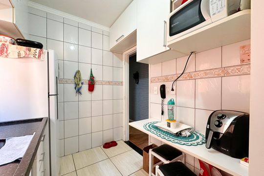 Cozinha de apartamento à venda com 2 quartos, 68m² em Montanhão, São Bernardo do Campo