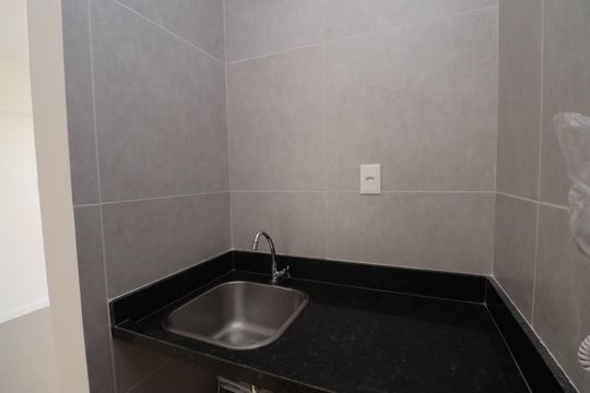 Cozinha de kitnet/studio para alugar com 1 quarto, 36m² em Narandiba, Salvador