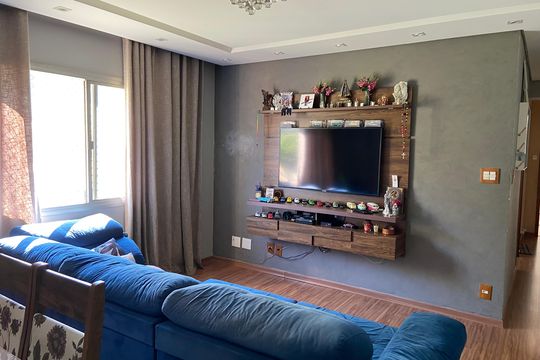 Sala de apartamento à venda com 3 quartos, 82m² em Jardim Esmeralda, São Paulo