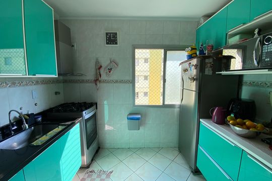 Cozinha de apartamento à venda com 3 quartos, 82m² em Jardim Esmeralda, São Paulo