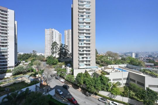 Vista do Quarto 2 de apartamento para alugar com 2 quartos, 48m² em Vila Andrade, São Paulo