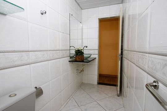 Banheiro Social de apartamento para alugar com 3 quartos, 84m² em Estrela Dalva, Belo Horizonte