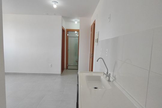 Cozinha de apartamento para alugar com 2 quartos, 35m² em Vila Palmares, São Caetano do Sul