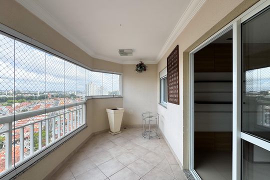 Sacada  de apartamento para alugar com 3 quartos, 158m² em Vila Goncalves, São Bernardo do Campo