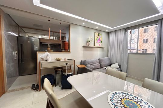 Apartamento à venda com 1 quarto, 45m² em Castelo, Belo Horizonte