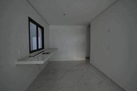 Cozinha de casa à venda com 3 quartos, 96m² em Campestre, Santo André