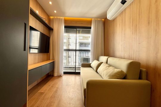 Sala de apartamento para alugar com 1 quarto, 29m² em Vila Santa Catarina, São Paulo
