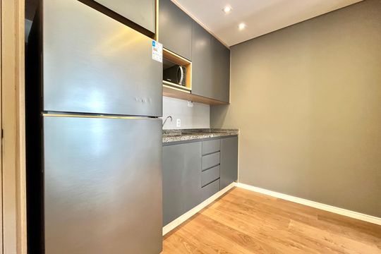 Cozinha de apartamento para alugar com 1 quarto, 29m² em Vila Santa Catarina, São Paulo