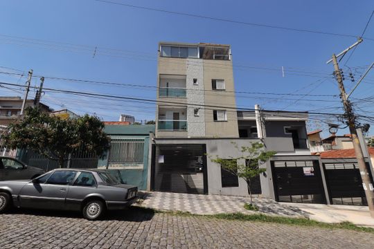 Fachada de apartamento à venda com 2 quartos, 120m² em Jardim Stella, Santo André