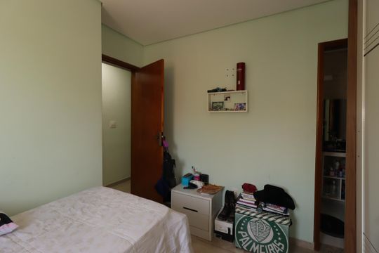 Suíte 2 de apartamento à venda com 2 quartos, 120m² em Jardim Stella, Santo André