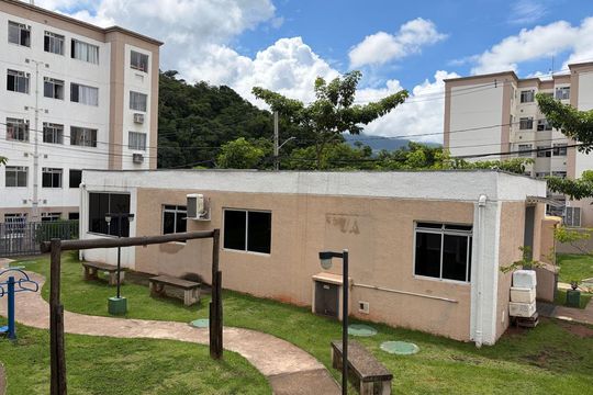 Área comum - Salão de festas de apartamento para alugar com 2 quartos, 45m² em Pechincha, Rio de Janeiro