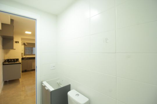 Banheiro de apartamento para alugar com 2 quartos, 42m² em Vila Albertina, São Paulo