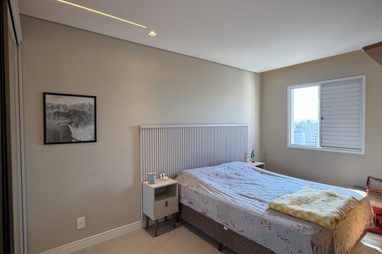 Suíte de apartamento para alugar com 2 quartos, 63m² em Marapé, Santos