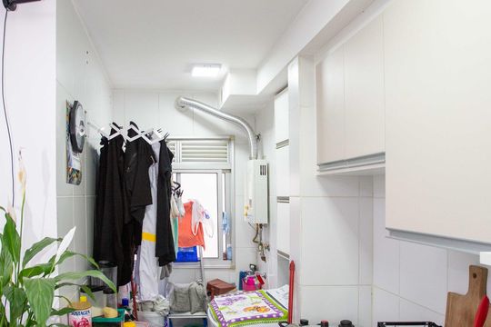 Cozinha de apartamento para alugar com 2 quartos, 44m² em Jardim Concordia, Diadema