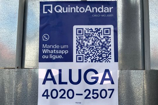 Plaquinha Instalada de casa para alugar com 2 quartos, 46m² em Jardim dos Comerciários, Belo Horizonte