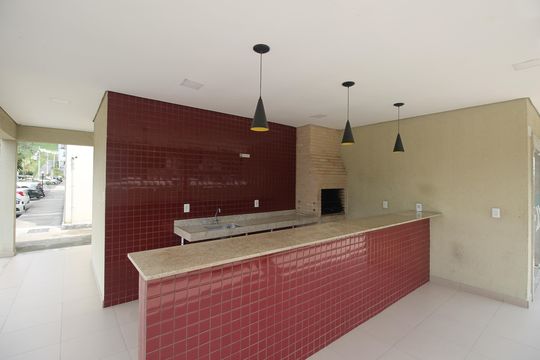 Área comum - Churrasqueira de apartamento para alugar com 2 quartos, 42m² em Vila Lage, São Gonçalo