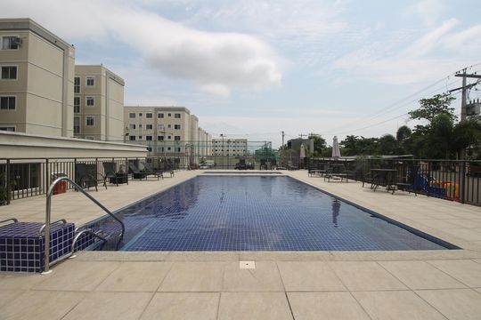Área comum - Piscina de apartamento para alugar com 2 quartos, 42m² em Vila Lage, São Gonçalo