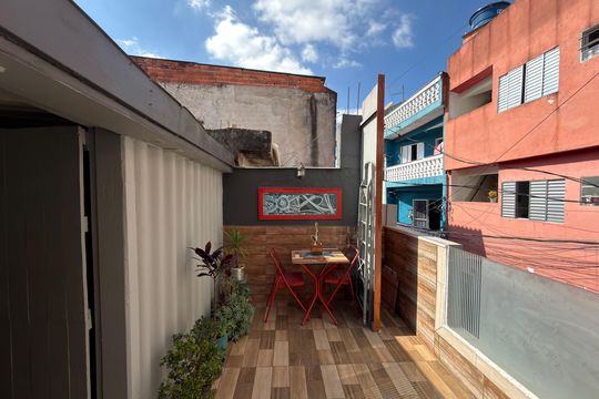 Varanda  de casa à venda com 1 quarto, 50m² em Alves Dias, São Bernardo do Campo