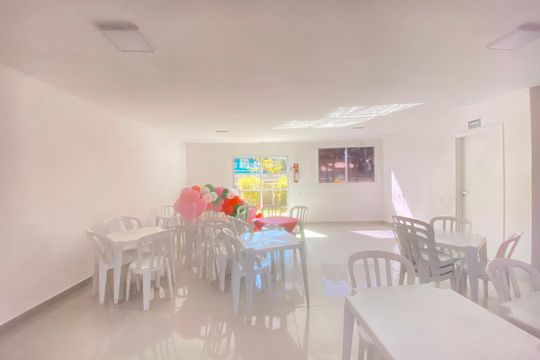 Área comum - Salão de festas de apartamento para alugar com 2 quartos, 42m² em Jardim Boa Vista (zona Oeste), Osasco