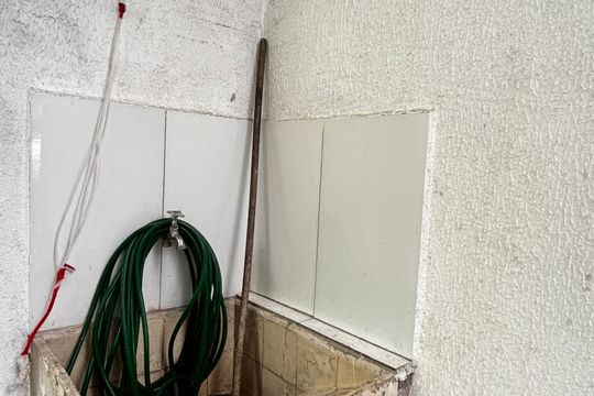 Área de Serviço de casa para alugar com 2 quartos, 90m² em Jardim Santo André, Santo André