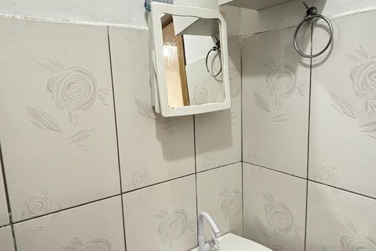 Banheiro de casa para alugar com 1 quarto, 70m² em Jardim Santo André, Santo André