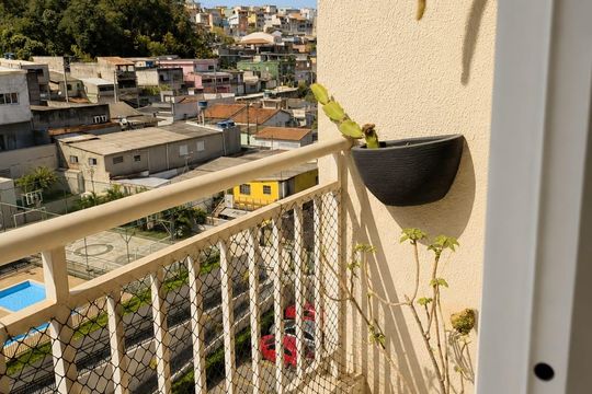 Varanda de apartamento para alugar com 2 quartos, 55m² em Jardim Rodrigues Alves, Ferraz de Vasconcelos