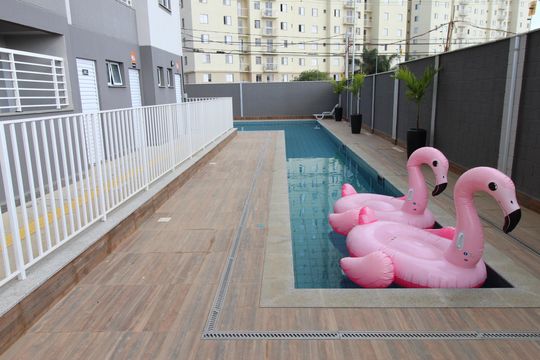 Área comum - Piscina de apartamento para alugar com 2 quartos, 52m² em Conjunto Residencial Flamboyant, São José dos Campos