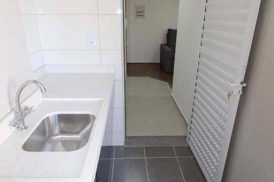 Área de Serviço de apartamento para alugar com 2 quartos, 52m² em Conjunto Residencial Flamboyant, São José dos Campos