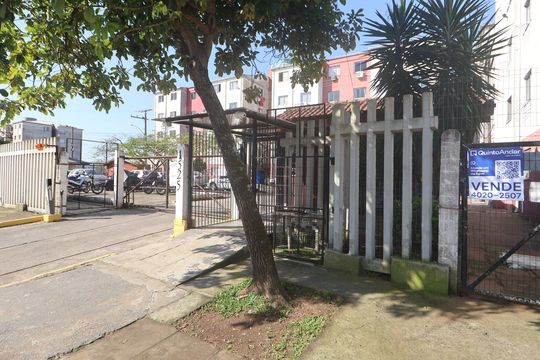 Fachado do condomínio de apartamento à venda com 2 quartos, 40m² em Estância Velha, Canoas