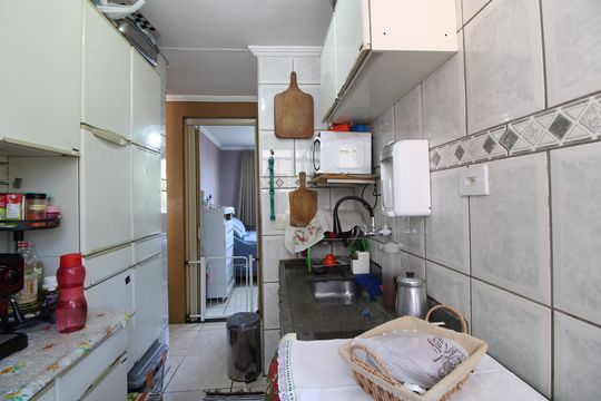 cozinha de apartamento à venda com 2 quartos, 45m² em Vila Silvia, São Paulo