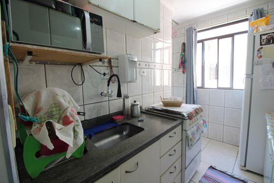 cozinha de apartamento à venda com 2 quartos, 45m² em Vila Silvia, São Paulo