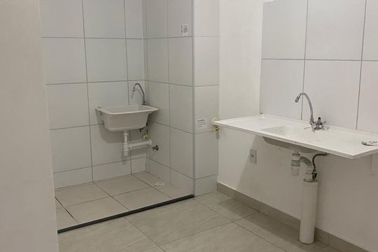 Cozinha de apartamento à venda com 2 quartos, 32m² em Vila Norma, São Paulo