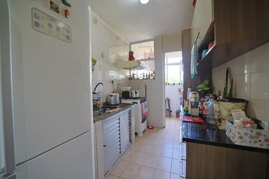 Cozinha de apartamento à venda com 2 quartos, 56m² em Vila Silvia, São Paulo