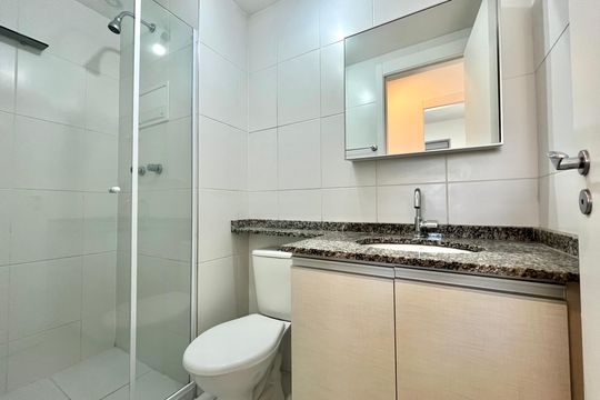 Banheiro de apartamento à venda com 2 quartos, 51m² em Vila Santa Catarina, São Paulo