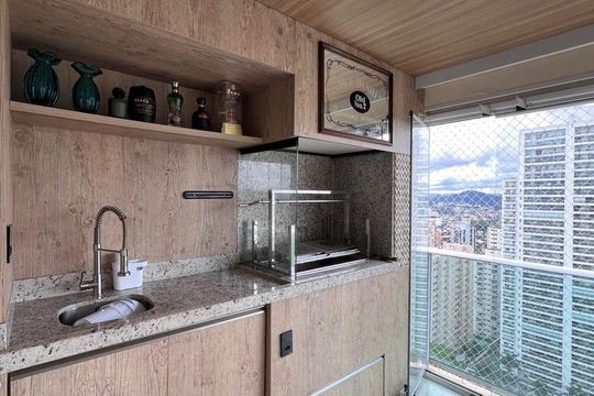 Varanda de apartamento à venda com 3 quartos, 212m² em Alphaville Industrial, Barueri