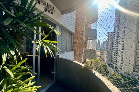 Varanda de apartamento à venda com 3 quartos, 153m² em Campo Belo, São Paulo