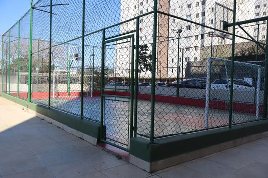 Área comum - Quadra poliesportiva de apartamento para alugar com 2 quartos, 50m² em Parque São Lourenço, São Paulo