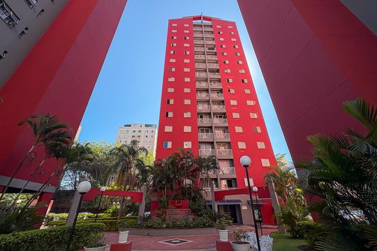 Fachada do bloco de apartamento à venda com 2 quartos, 56m² em Vila Ivone, São Paulo