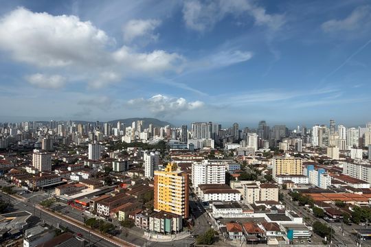 Área comum de apartamento para alugar com 1 quarto, 47m² em Encruzilhada, Santos