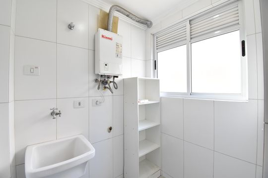 Área de Serviço de apartamento à venda com 3 quartos, 90m² em Água Verde, Curitiba