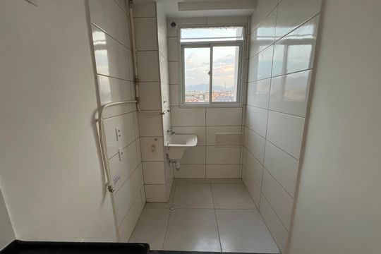 Banheiro de apartamento à venda com 2 quartos, 38m² em Bonsucesso, Rio de Janeiro