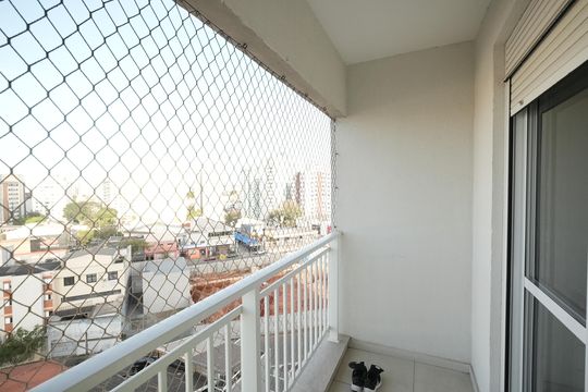 Sacada de apartamento à venda com 3 quartos, 127m² em Vila Scarpelli, Santo André