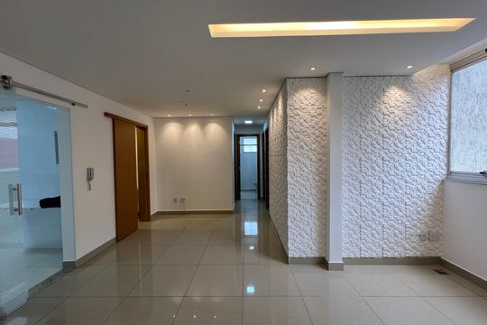 Sala de apartamento à venda com 3 quartos, 85m² em Castelo, Belo Horizonte