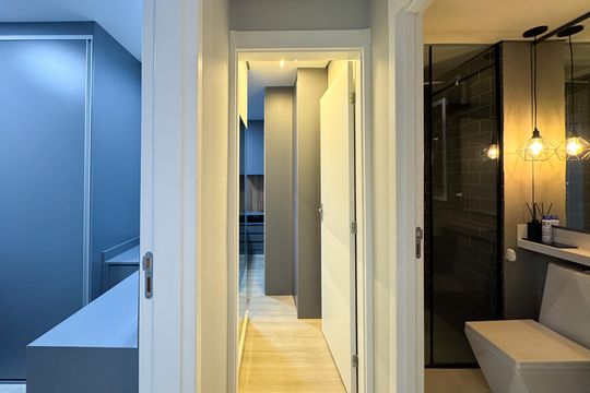 Acesso - Quartos  de apartamento à venda com 2 quartos, 46m² em Santa Terezinha, São Bernardo do Campo