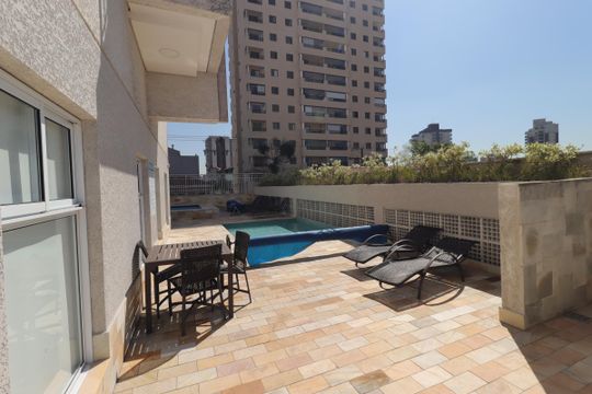 Área Comum - Piscina de apartamento para alugar com 2 quartos, 54m² em Vila Leopoldina, Santo André