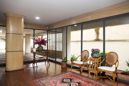 Área Comum - Lounge Recepção de apartamento à venda com 3 quartos, 124m² em Auxiliadora, Porto Alegre