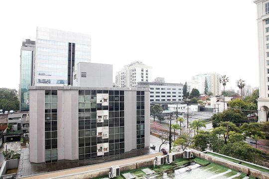 Sala Estar / Jantar - Vista de apartamento à venda com 3 quartos, 124m² em Auxiliadora, Porto Alegre
