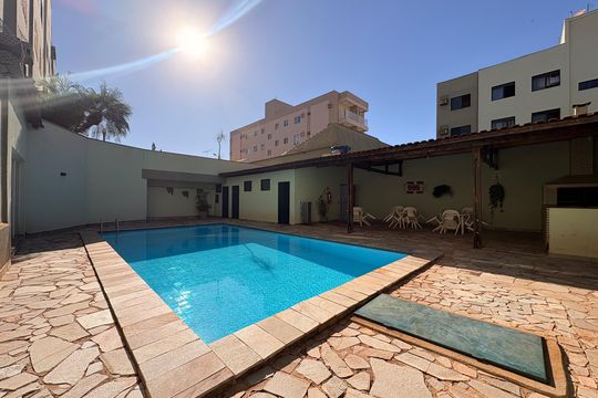 Área comum - Piscina de apartamento para alugar com 1 quarto, 35m² em Vila Monte Alegre, Ribeirão Preto