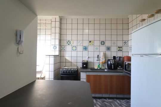 Cozinha de apartamento para alugar com 1 quarto, 35m² em Vila Monte Alegre, Ribeirão Preto